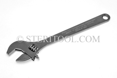#20002 - 10"(250mm) Stainless Steel Adjustable Wrench. adjustable wrench, adjustable spanner, stainless steel